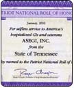 Patriot Certificate 2010